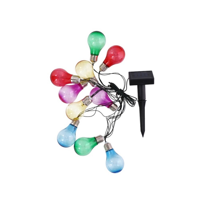 Grundig - LED-Leuchtmittel für Solar-Lichterkette 10xLED/1xAA 600 mAh bunt