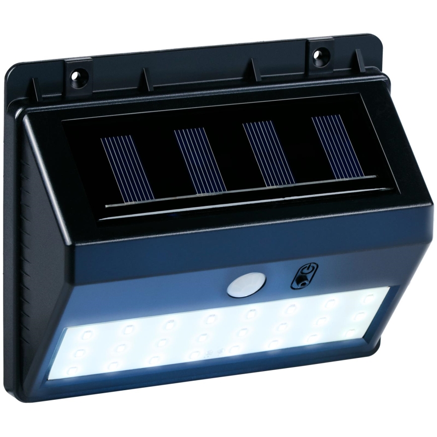 Grundig - LED-Solar-Wandleuchte mit Sensor, LED / 1,2 V, 600 mAh, IP44