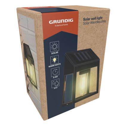 Grundig - LED-Solarwandleuchte LED/1,2V IP44