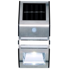 Grundig – LED-Solarwandleuchte mit Sensor 1xLED IP44