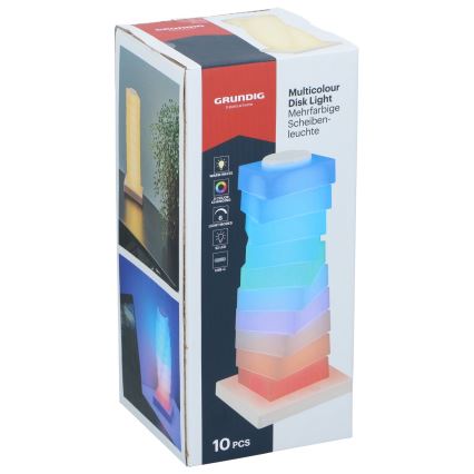 Grundig - RGB-LED Touch-Tischleuchte LED/4,5W/5V