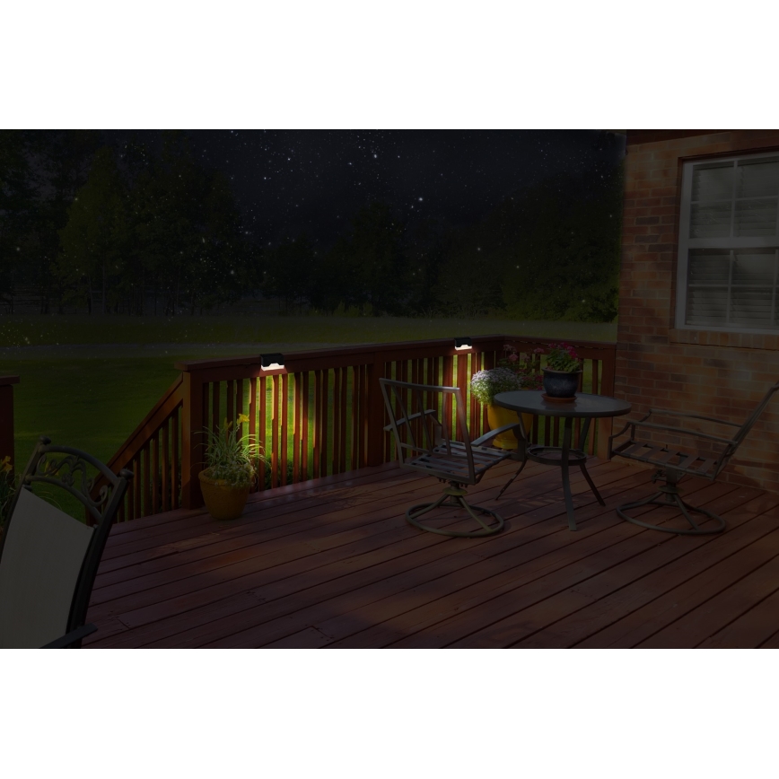 Grundig - SET 4x LED-Solarwandleuchte LED/1,2V IP44