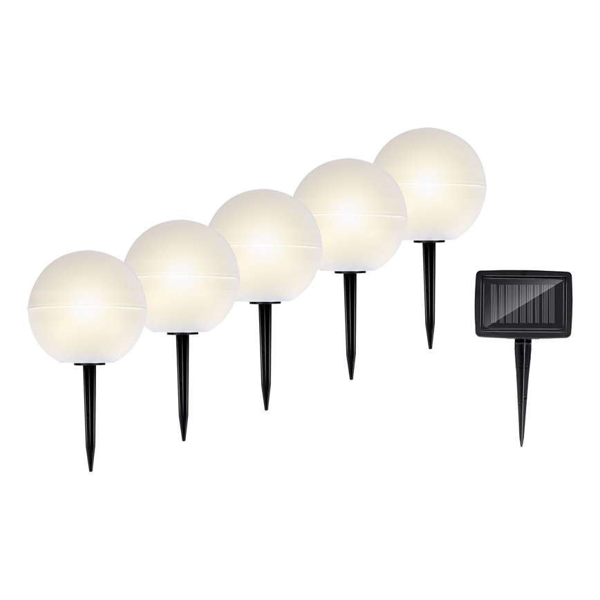 Grundig - SET 5x LED RGBW  Solarleuchte LED/3,2V IP44