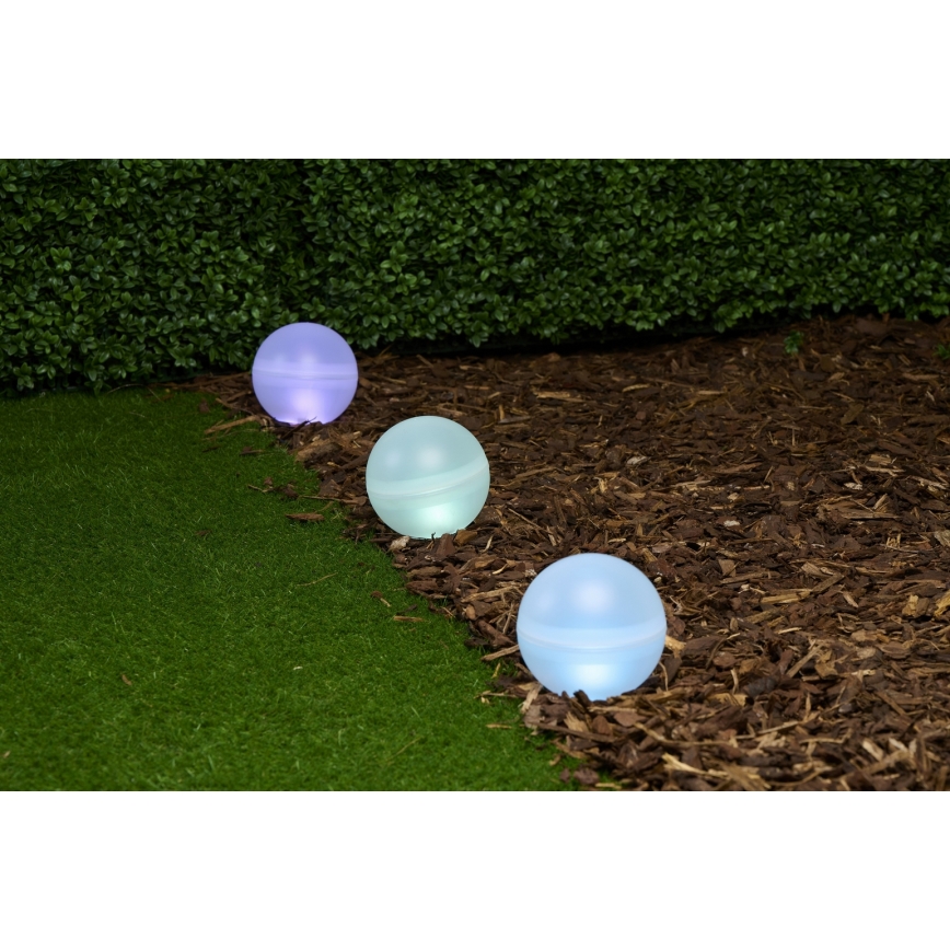 Grundig - SET 5x LED RGBW  Solarleuchte LED/3,2V IP44