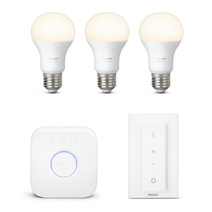 Grundset Philips HUE WHITE 3xE27/9W/230V