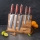 Gudaro - 5er-Set Damast-Küchenmesser KENSHO + magnetische Messerleiste