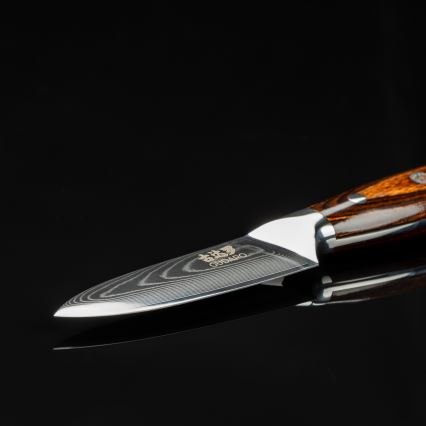 Gudaro - Damast-Küchenmesser FENG 3,5, 67 Lagen Stahl, Klingenlänge 9,5 cm