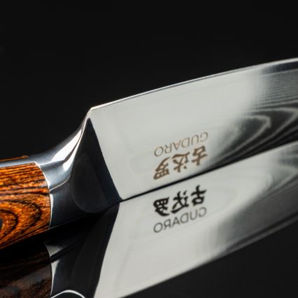 Gudaro - Damast-Küchenmesser FENG 3,5, 67 Lagen Stahl, Klingenlänge 9,5 cm