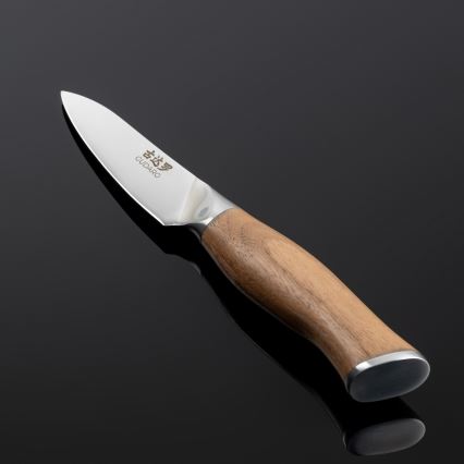 Gudaro - Damast‑Küchenmesser TAKUMI 3,5, 67 Lagen Stahl, Klingenlänge 9,5 cm, Walnussgriff