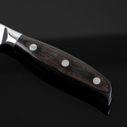 Gudaro - Damast-Tranchiermesser SHIRO 8, 67-lagiger Damaststahl, Länge 20 cm