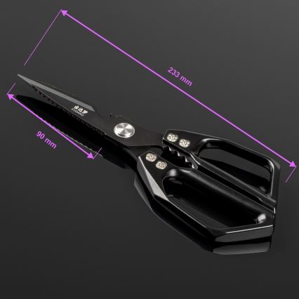 Gudaro - Geflügelschere SHOGUN 23,3 cm schwarz