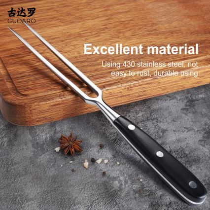 Gudaro - Küchengabel MIYABI schwarz/Pakkaholz