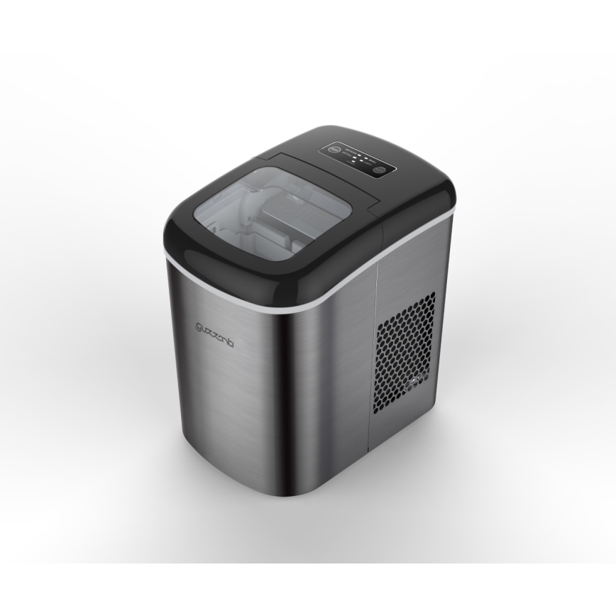 Guzzanti GZ125 - Eiswürfelbereiter 140W/230V Edelstahl/schwarz