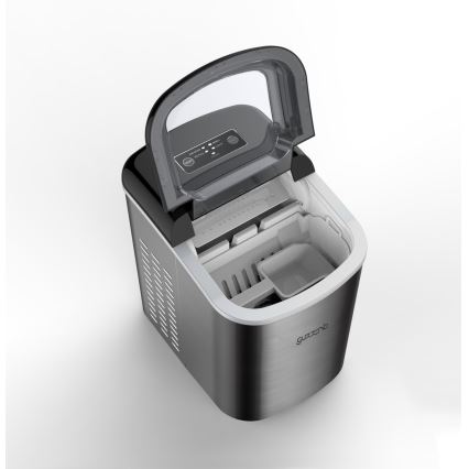 Guzzanti GZ125 - Eiswürfelbereiter 140W/230V Edelstahl/schwarz