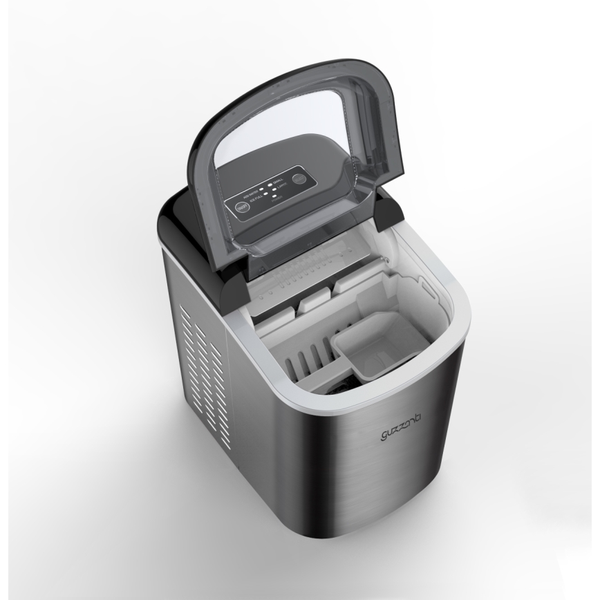 Guzzanti GZ125 - Eiswürfelbereiter 140W/230V Edelstahl/schwarz