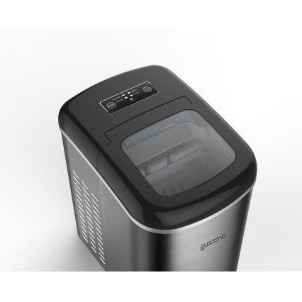 Guzzanti GZ125 - Eiswürfelbereiter 140W/230V Edelstahl/schwarz