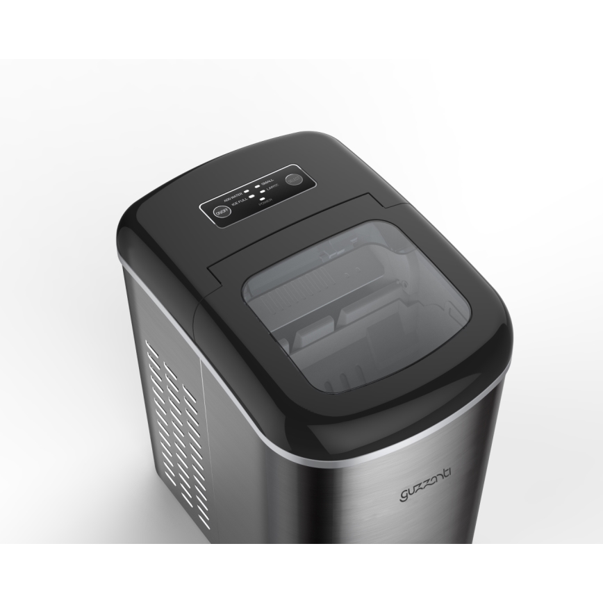 Guzzanti GZ125 - Eiswürfelbereiter 140W/230V Edelstahl/schwarz