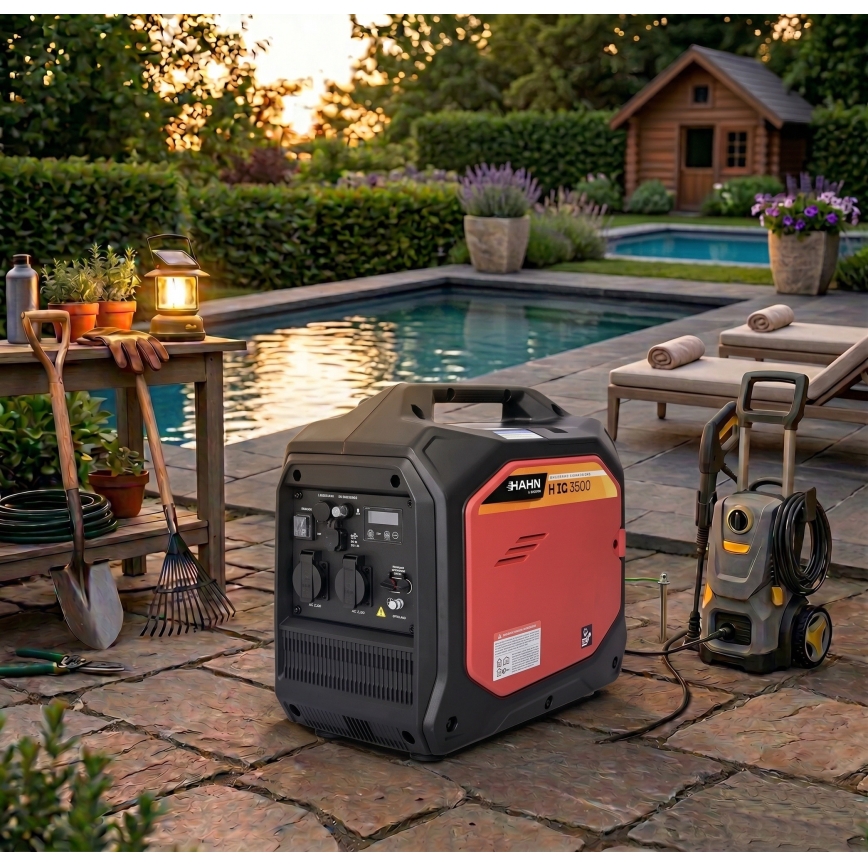 Hahn & Sohn 20059 - Benzin-Stromaggregat H IG 3500 3500W