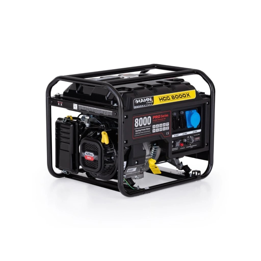 Hahn & Sohn 7410 - Benzin-Stromgenerator HGG 8000X 6500W
