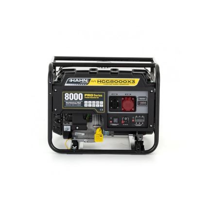 Hahn & Sohn 9177 - Benzin-Stromgenerator HGG 8000 X3 6500W