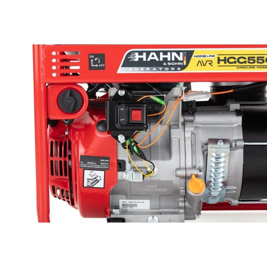 Hahn & Sohn 9178 - Benzin-Stromgenerator HGG 5500 X-H 5500W