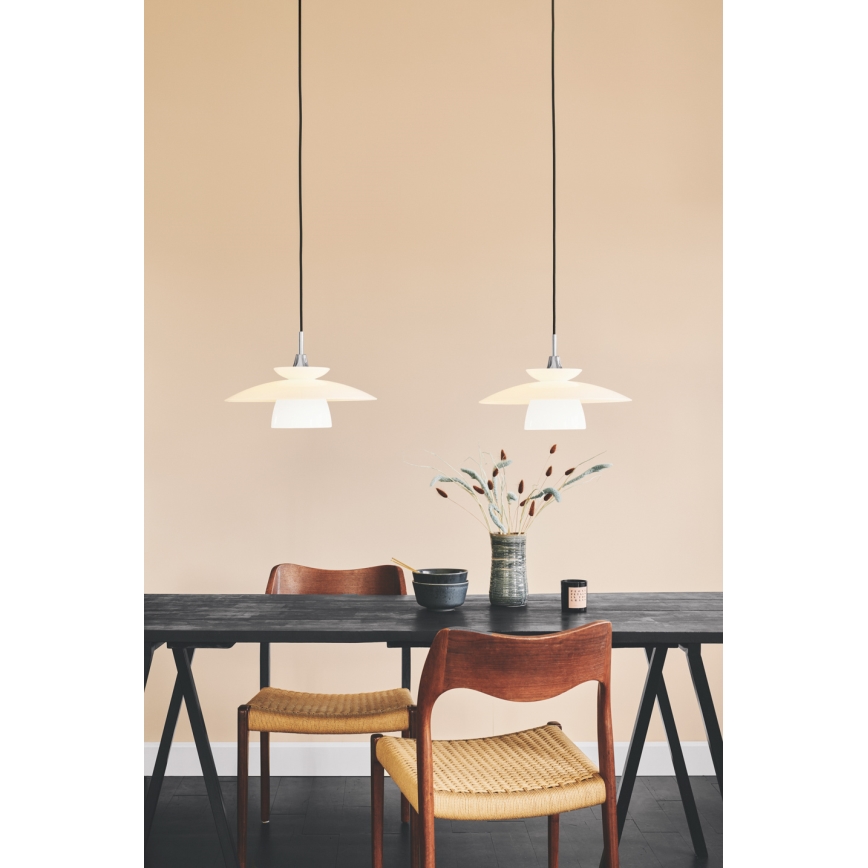 Halo Design 733644 - Hängeleuchte mit Kabel SCANDINAVIA 1xG9/28W/230V Ø 20 cm weiß