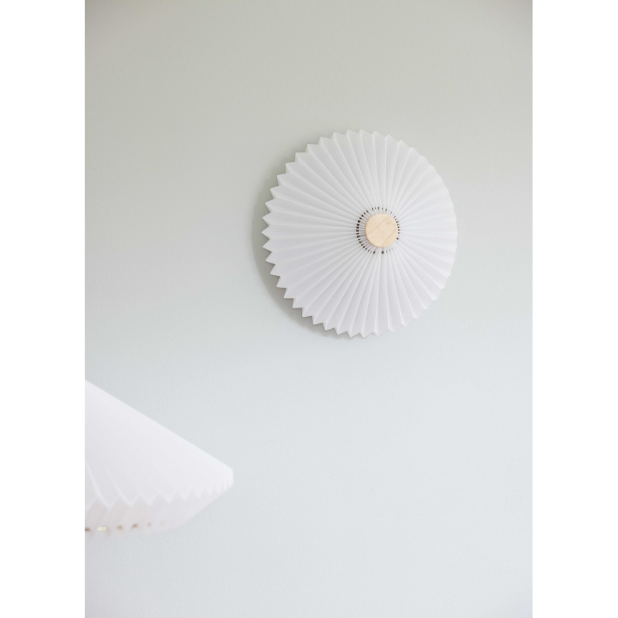 Halo Design 745081 - Wandleuchte PARIS 3xG9/28W/230V Ø 40 cm weiß/Messing/Eiche