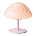 Halo Design 747047 - Tischlampe CANDY MINI MUSH 1xG9/25W/230V Ø 17 cm rosa