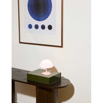 Halo Design 747047 - Tischlampe CANDY MINI MUSH 1xG9/25W/230V Ø 17 cm rosa