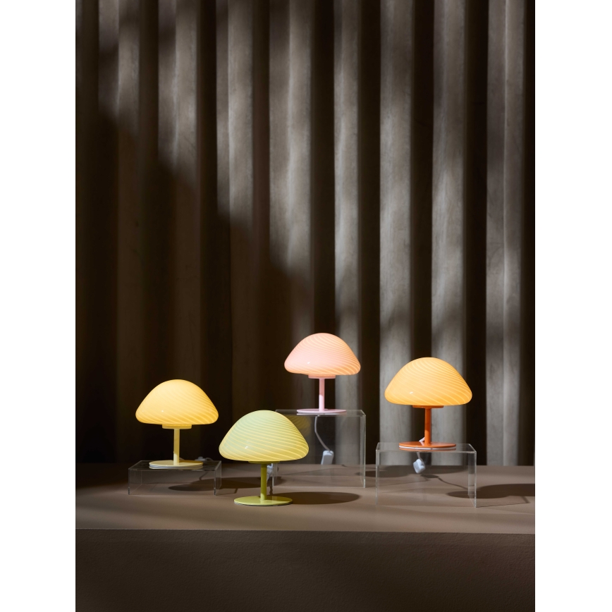 Halo Design 747047 - Tischlampe CANDY MINI MUSH 1xG9/25W/230V Ø 17 cm rosa