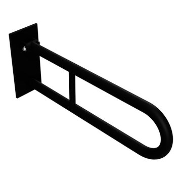 Halterung 10x25 cm schwarz