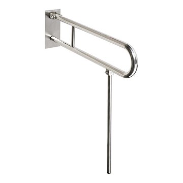 Halterung 10x80 cm, Edelstahl/silberfarben