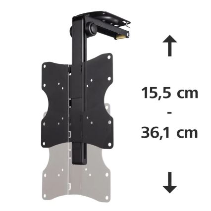 Hama - Deckenhalterung für TV mit Verbindungsstück 19-46" schwarz