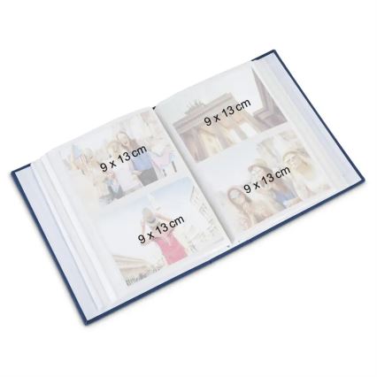 Hama – Fotoalbum 15,5x20,5 cm 100 Seiten blau