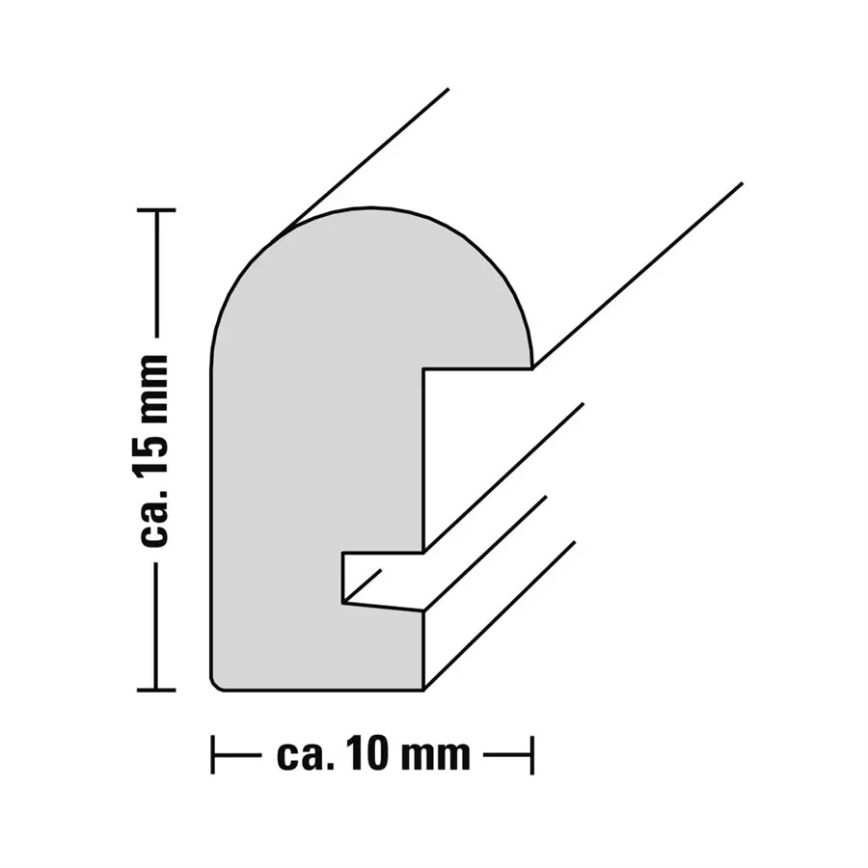 Hama – Fotorahmen 10x15 cm weiß
