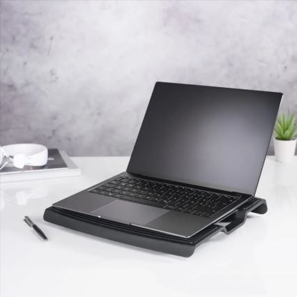 Hama - Kühlkissen für Laptop 1x Lüfter USB schwarz