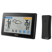 Hama – Wetterstation mit Farb-LCD-Display 3xAAA schwarz