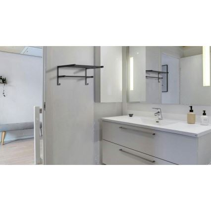 Handtuchhalter für Badheizkörper HF SHEFFIELD 52x25,6 cm schwarz