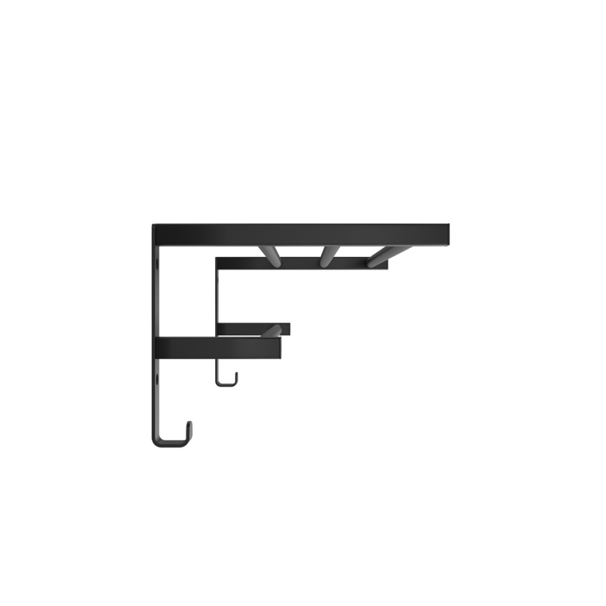 Handtuchhalter für Badheizkörper HF SHEFFIELD 52x25,6 cm schwarz