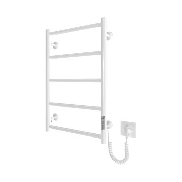 Handtuchheizkörper CLASSIC 65W/230V 66x42 cm Edelstahl/weiß rechts