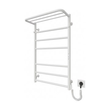 Handtuchheizkörper HOME 95W/230V 77x53 cm Edelstahl/weiß rechts