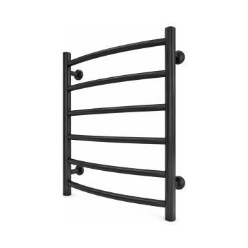 Handtuchheizkörper (Leiter) INOX CLASSIC 120W/230V 57x43 cm Edelstahl/Schwarz