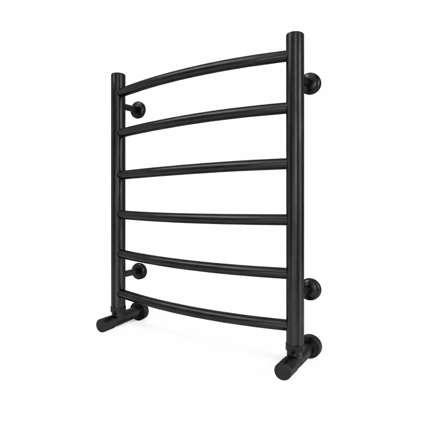 Handtuchheizkörper (Leiter) INOX CLASSIC 120W/230V 57x43 cm Edelstahl/Schwarz