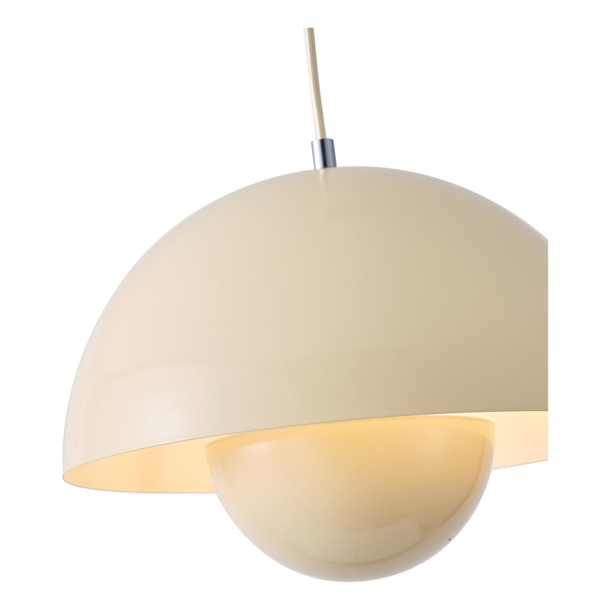 Hängeleuchte 1xE27/15W/230V cremefarben