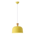 Hängeleuchte 1xE27/15W/230V gelb pr. 27 cm