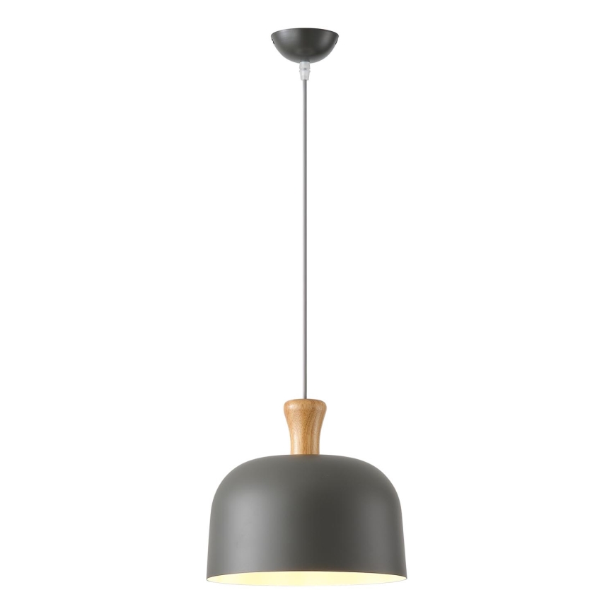 Hängeleuchte 1xE27/15W/230V grau pr. 27 cm