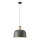 Hängeleuchte 1xE27/15W/230V grau pr. 27 cm