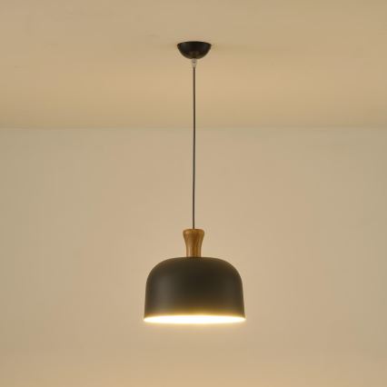 Hängeleuchte 1xE27/15W/230V grau pr. 27 cm