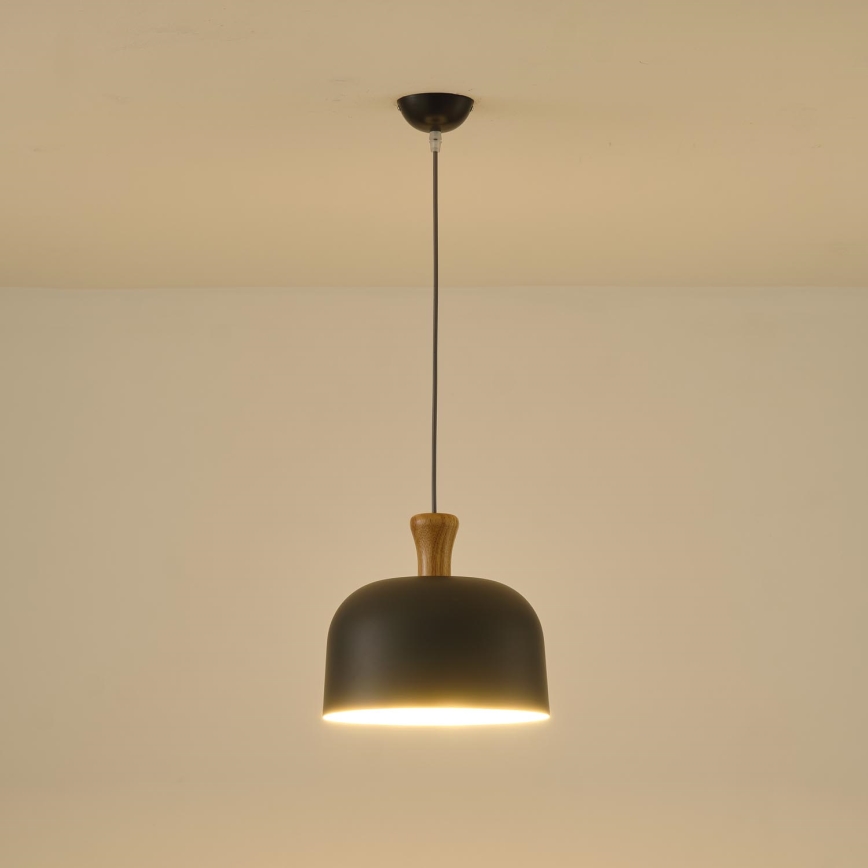 Hängeleuchte 1xE27/15W/230V grau pr. 27 cm