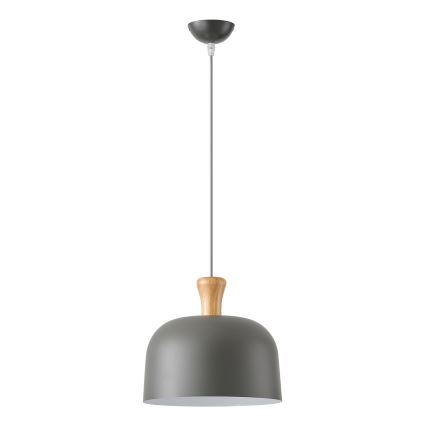 Hängeleuchte 1xE27/15W/230V grau pr. 27 cm